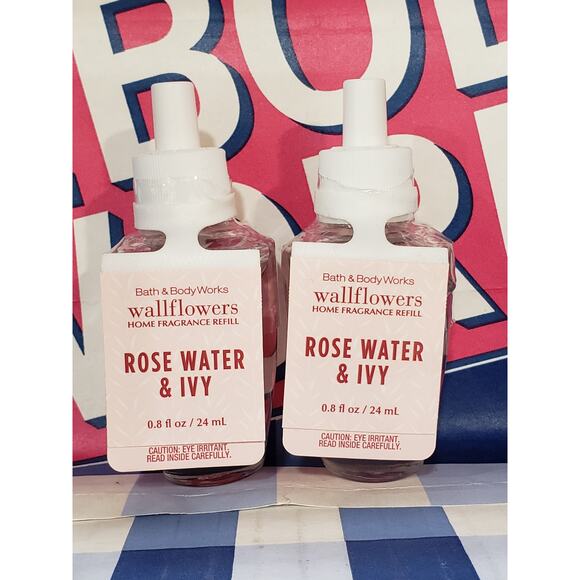 BBW Rose Water & Ivy Wallflower Fragrance Refill Set - Picture 1 of 2